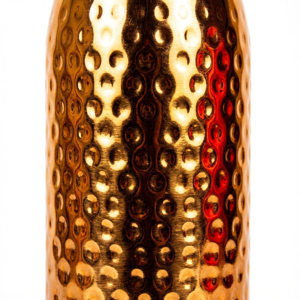 Copper bottle detail