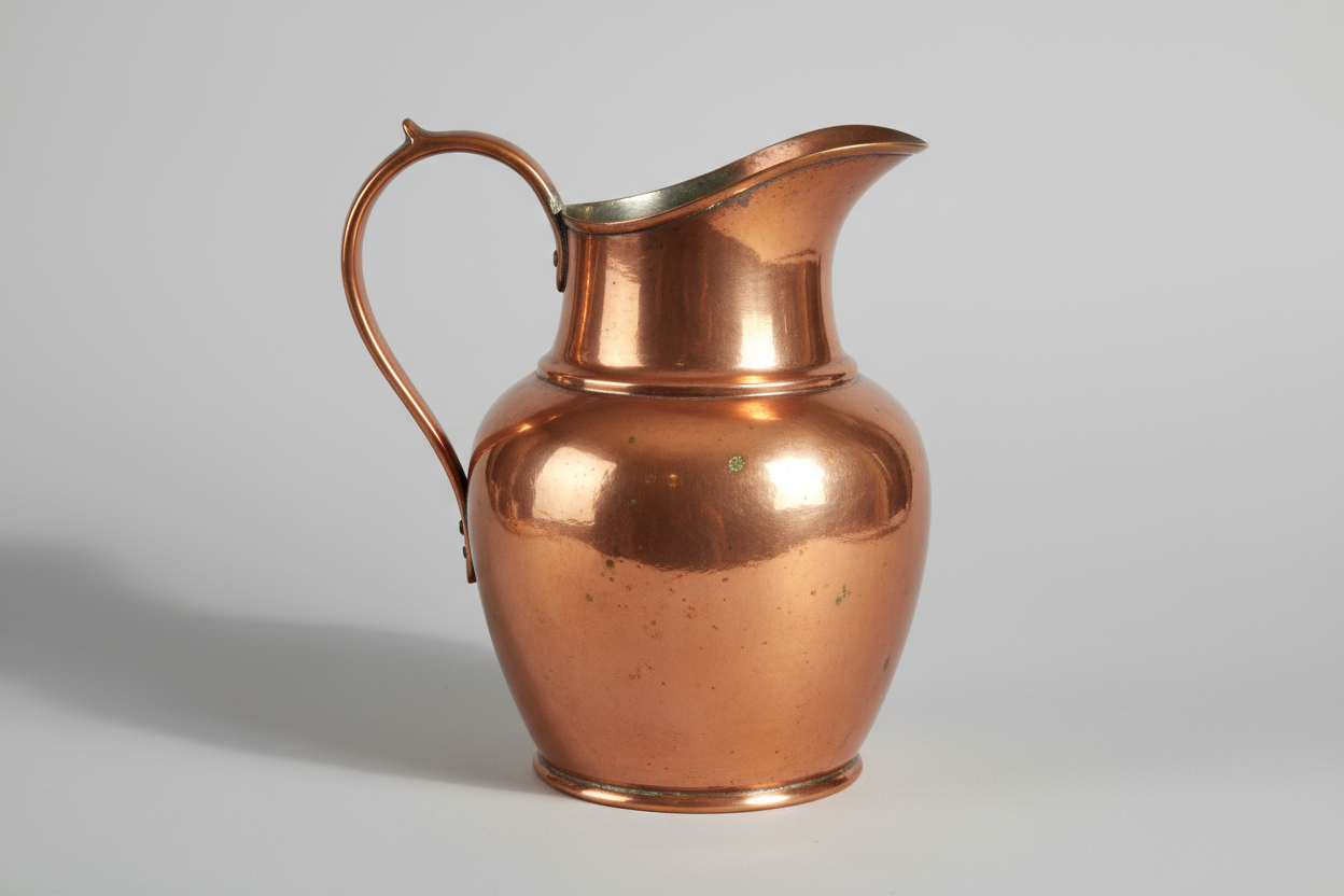 copper pitcher real