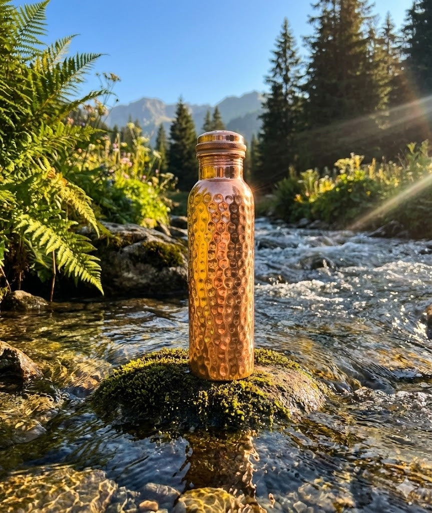 Sleek Copper Bottle
